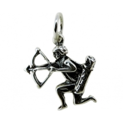 Znak zodiaku Strzelec - oksydowane srebro