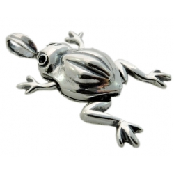 Wisiorek żaba srebro 925