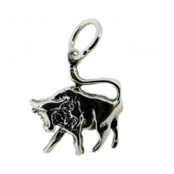 Znak zodiaku Byk- oksydowane srebro