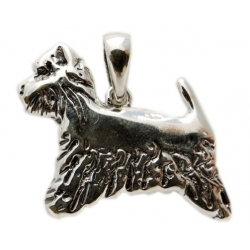 West Highland White Terrier wisiorek srebro 925
