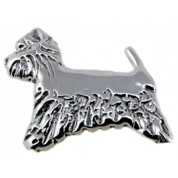 West Highland White Terrier broszka srebro 925