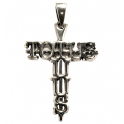 Totus Tuus - srebrny krzyż